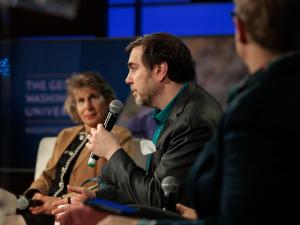 David Broniatowski speaking at TRAILSCon 2025